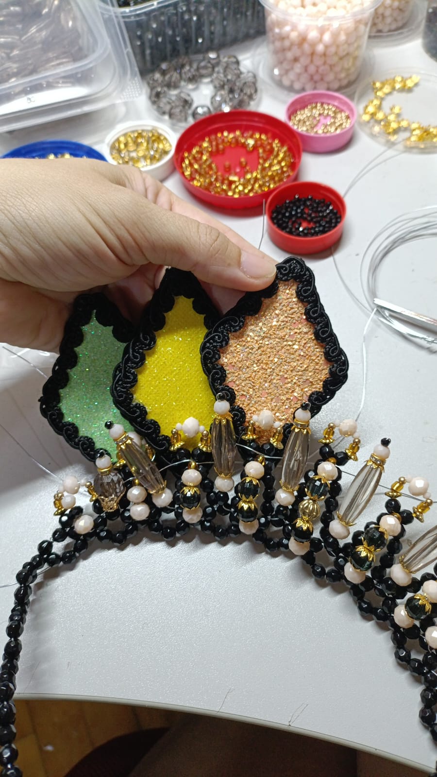 Bastidor de produção artesanal